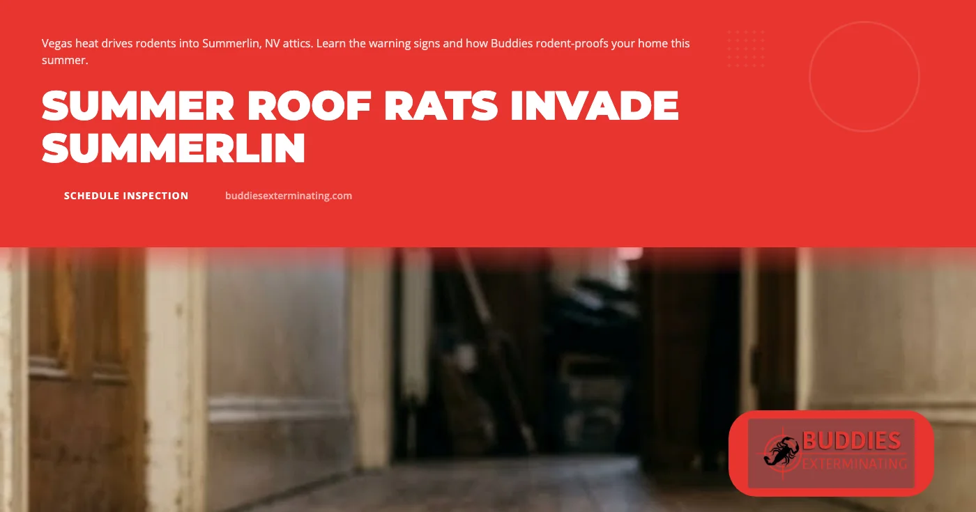 Rodent Control in Summerlin, NV | Summer Roof Rat Guide